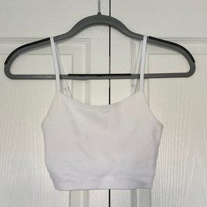 NWOT Abercrombie & Fitch Women's Ribbed Cami, Cropped, White, XS